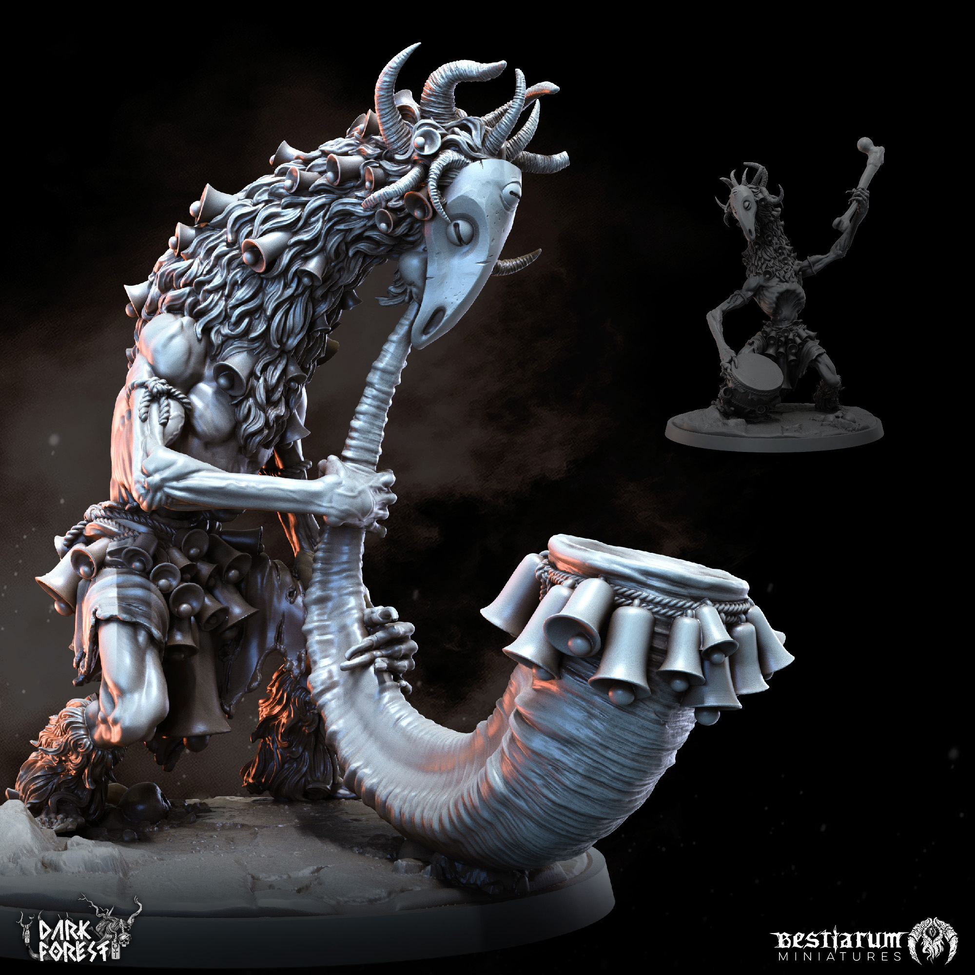 Horncallers x2 | Children of Baphomet | Beastmen